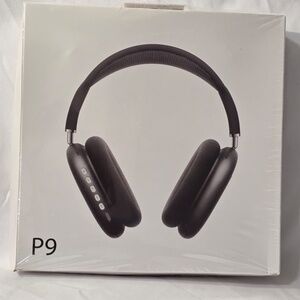 Black New P9 Pro Max Wireless Headphones With Microphone Headset